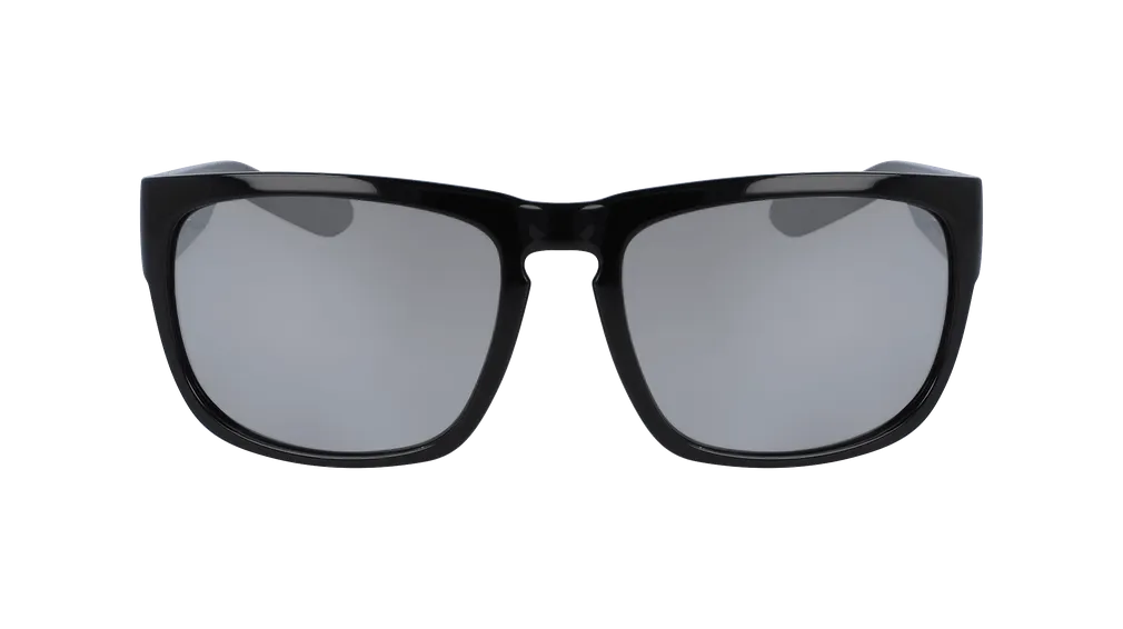 Dragon Alliance Rune XL Ion Sunglasses, Shiny Black Frame Silver Ion Lens