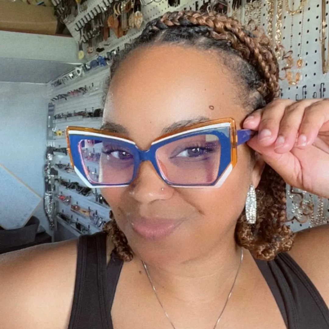 Dramatic Colorful EyeGlasses