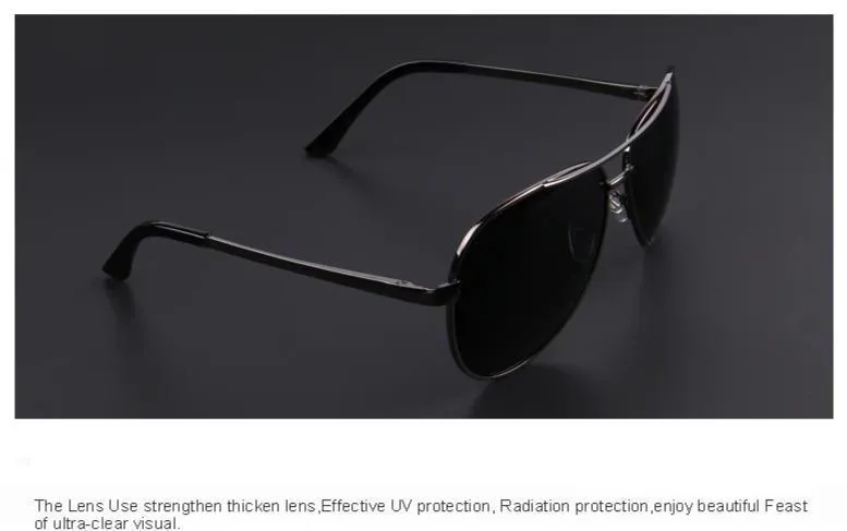 Driving 100% UV400 Protection Polarized Sunglasses with Night Vision