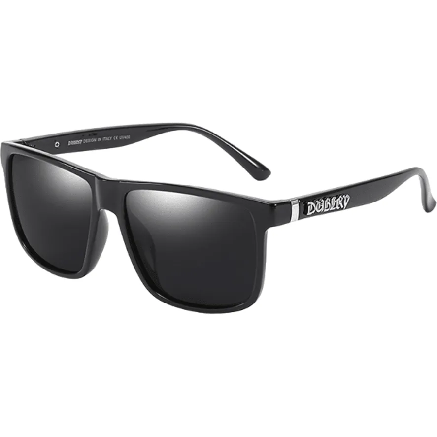 Dubery Polarized Sunglasses 100% UV Protection Black / Black D230 C1
