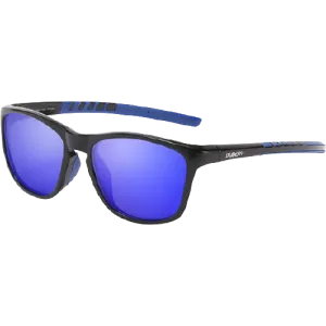 Dubery Polarized Sunglasses 100% UV Protection Black/Purple D202 C4