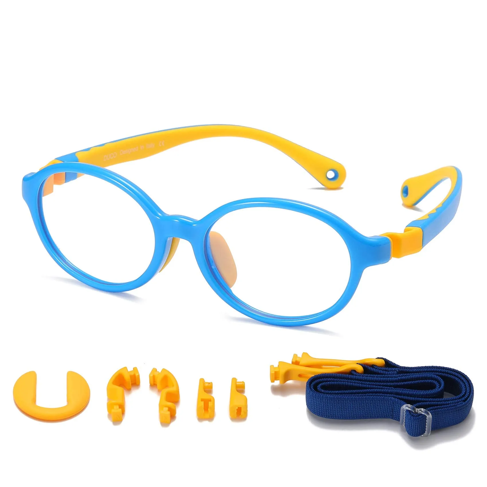 DUCO Blue Light Blocking Glasses Gaming Computer Glasses Eyeglasses Frames K026