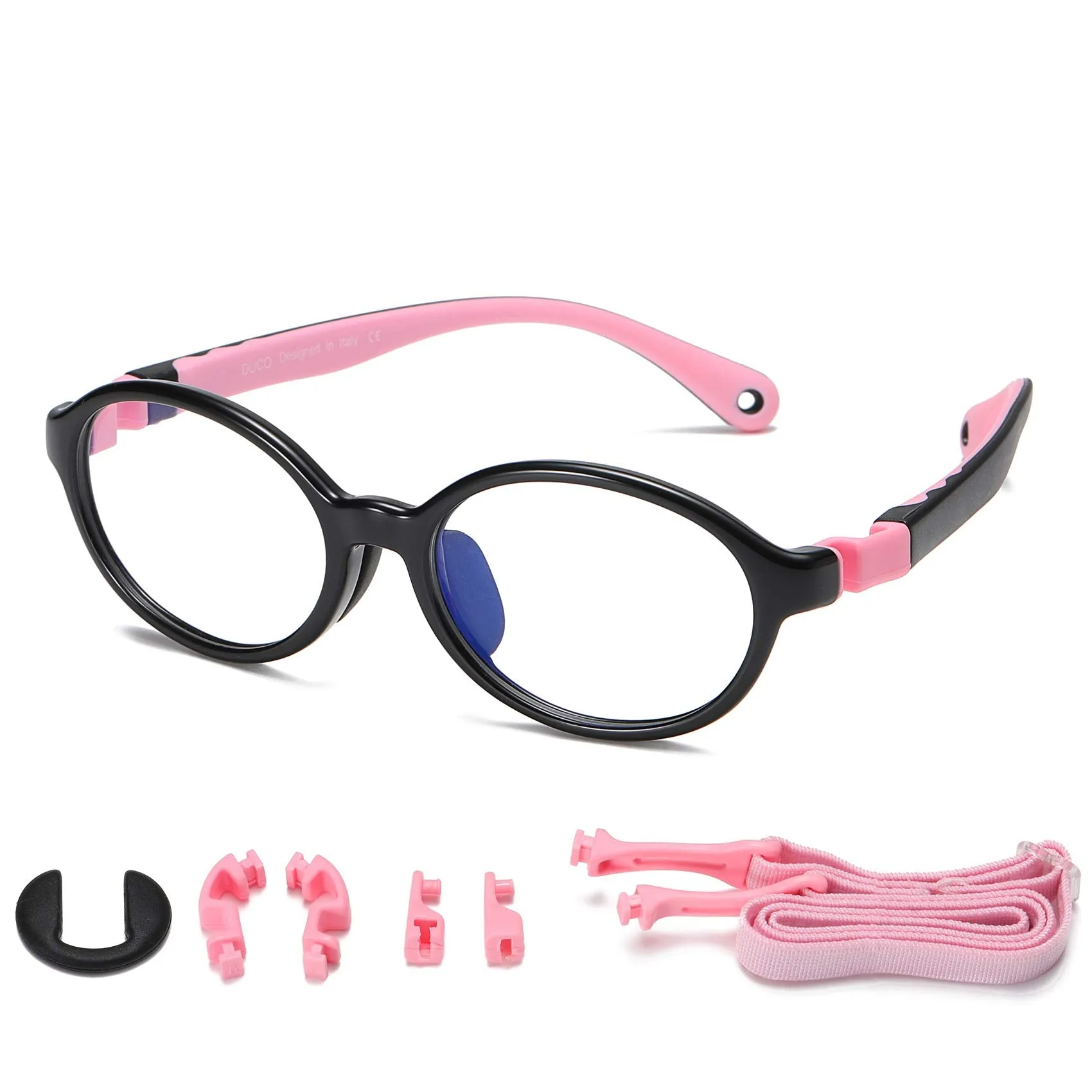 DUCO Blue Light Blocking Glasses Gaming Computer Glasses Eyeglasses Frames K026