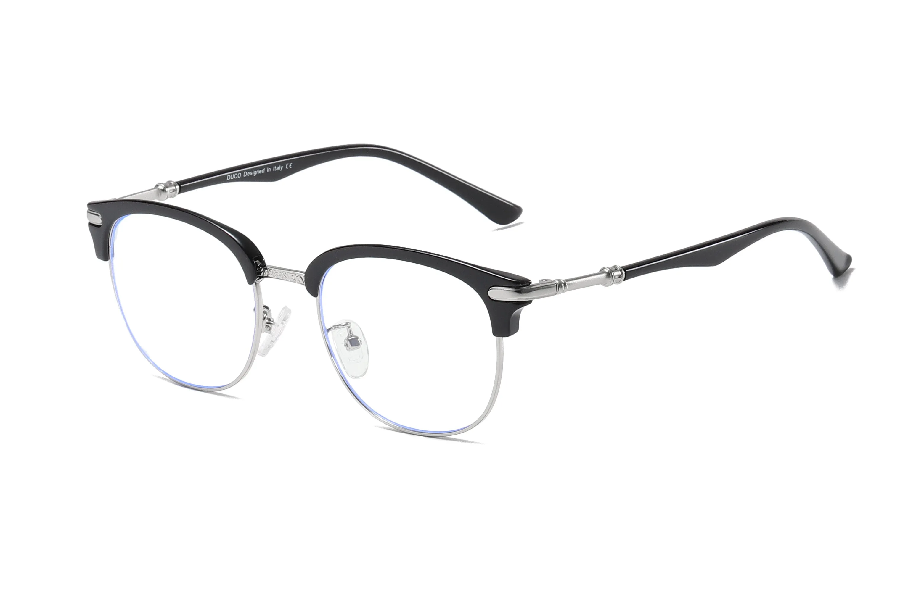 DUCO Blue Light Blocking Glasses Lightweight Eyeglasses Computer Gaming Glasses W009