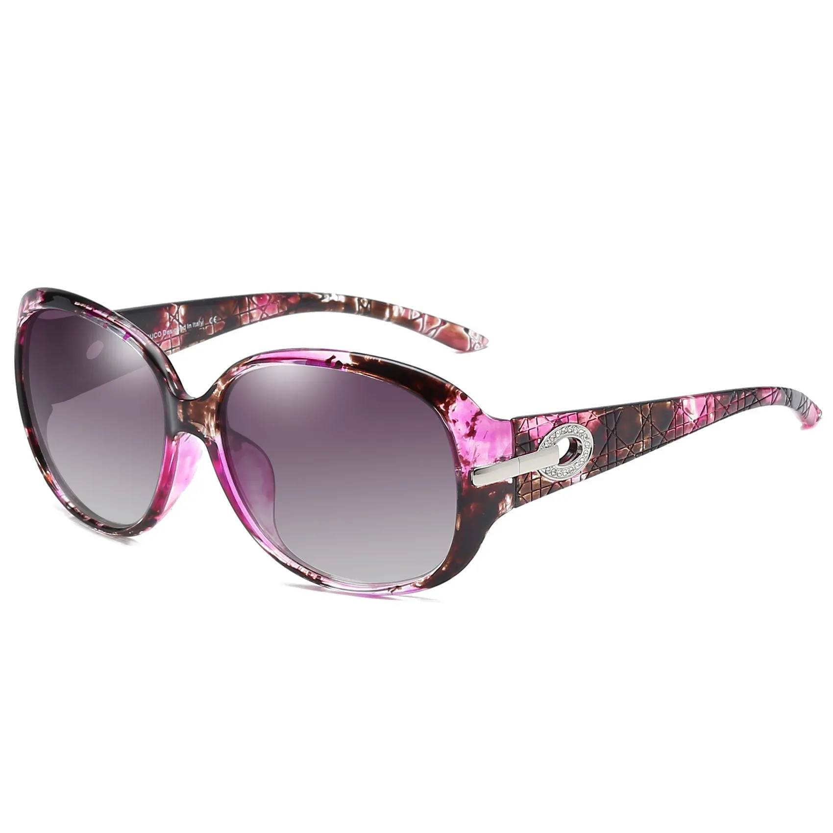 DUCO Classic Oversized Polarized Night Vision Sunglasses 6214