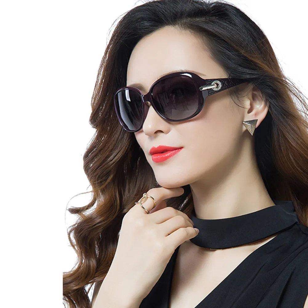 DUCO Classic Oversized Polarized Night Vision Sunglasses 6214