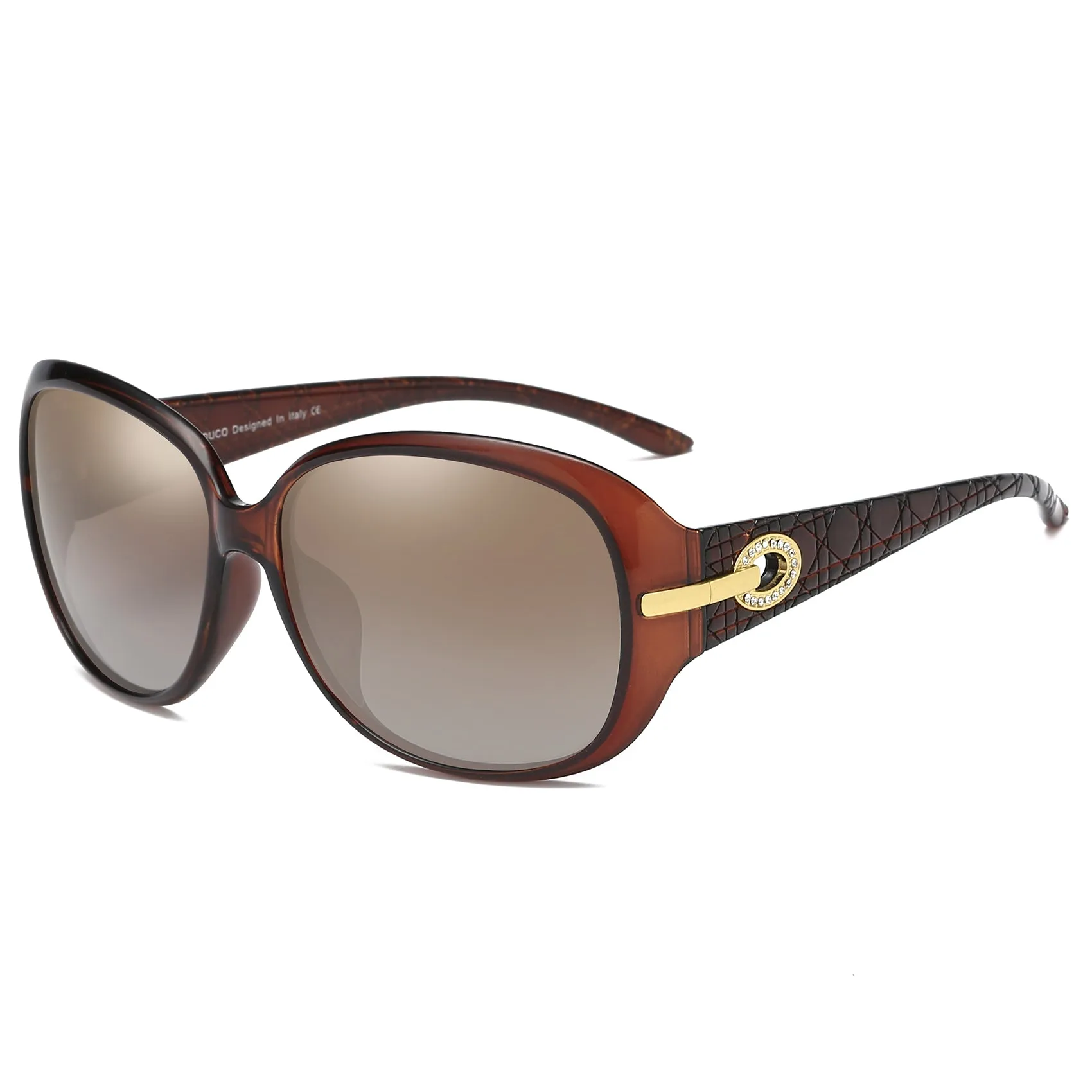 DUCO Classic Oversized Polarized Night Vision Sunglasses 6214