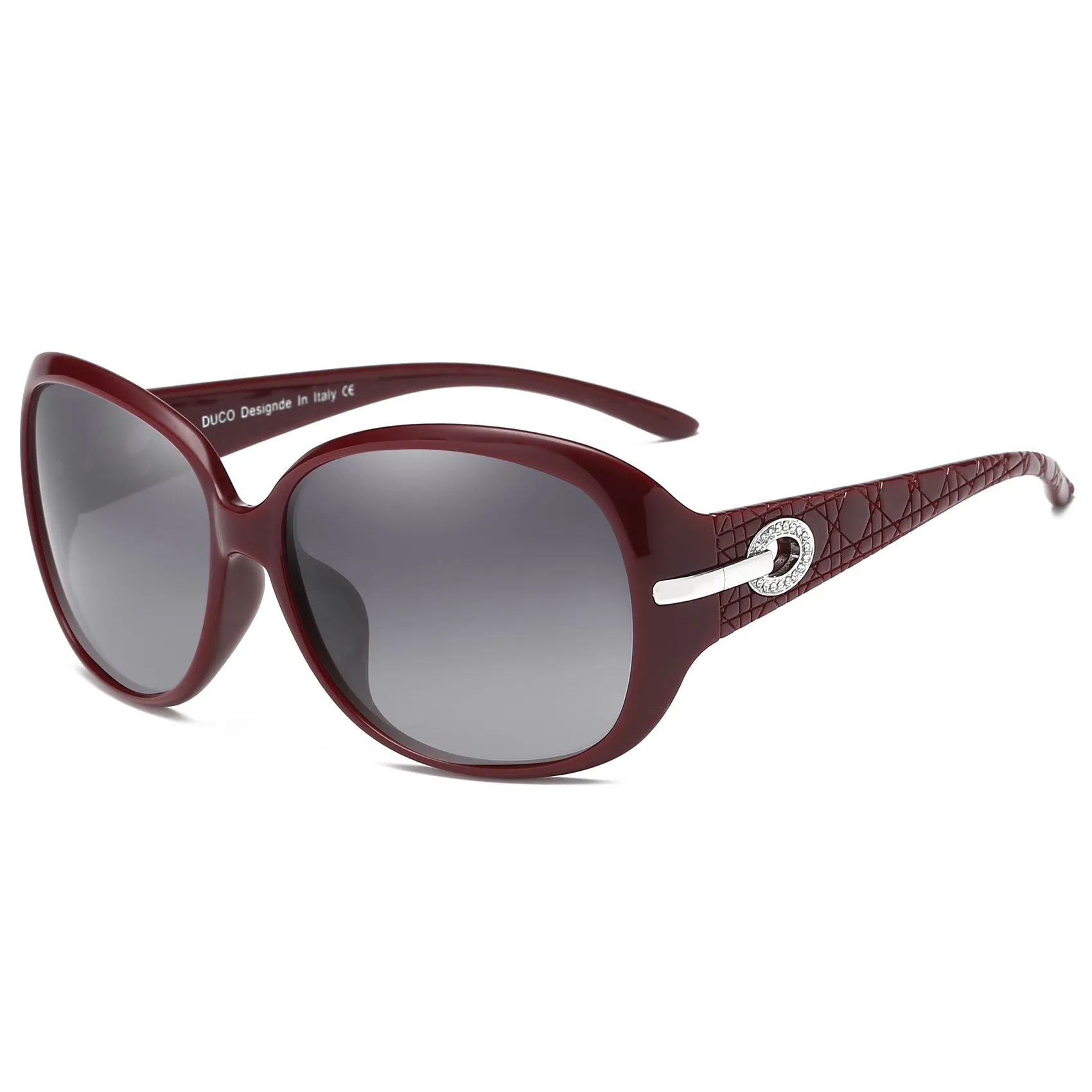 DUCO Classic Oversized Polarized Night Vision Sunglasses 6214