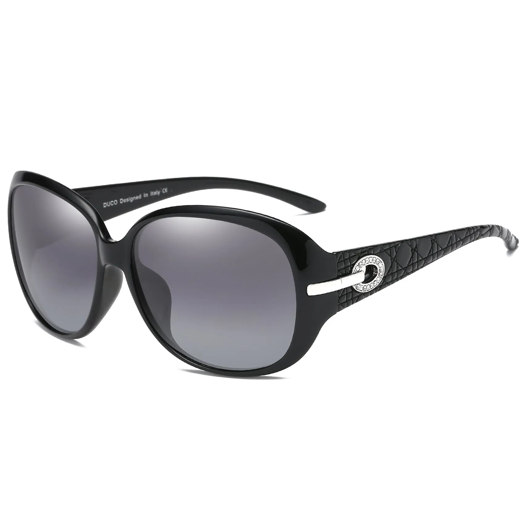 DUCO Classic Oversized Polarized Night Vision Sunglasses 6214