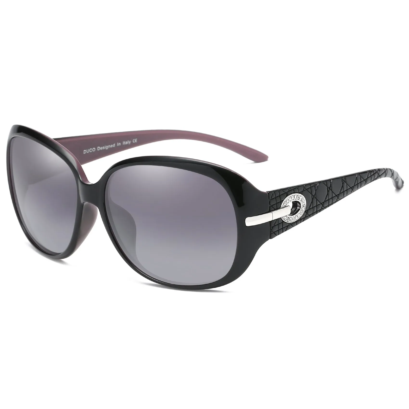 DUCO Classic Oversized Polarized Night Vision Sunglasses 6214