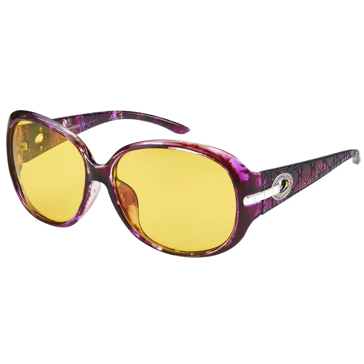DUCO Classic Oversized Polarized Night Vision Sunglasses 6214