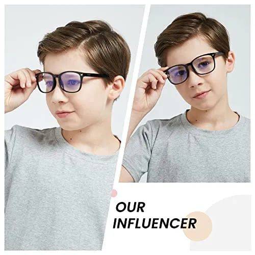 DUCO Kids Blue Light Glasses Girls Boys Computer Gaming Eyeglasses K028