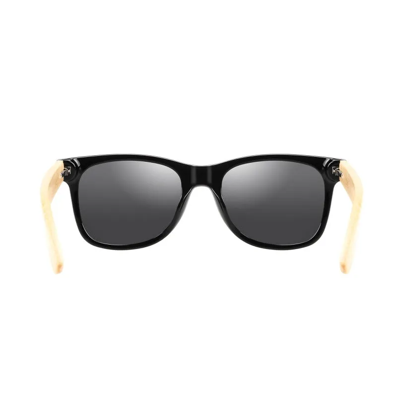 DUCO Polarized Driving Walnut Wooden Sunglasses for Men 2141