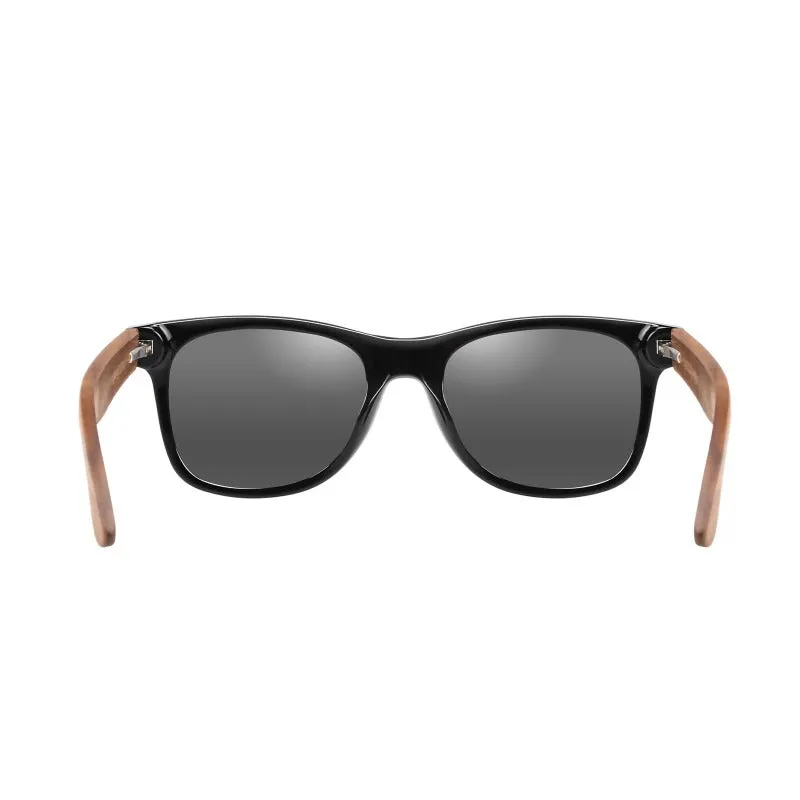 DUCO Polarized Driving Walnut Wooden Sunglasses for Men 2141