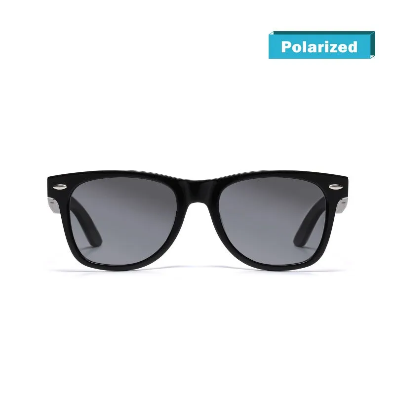DUCO Polarized Driving Walnut Wooden Sunglasses for Men 2141