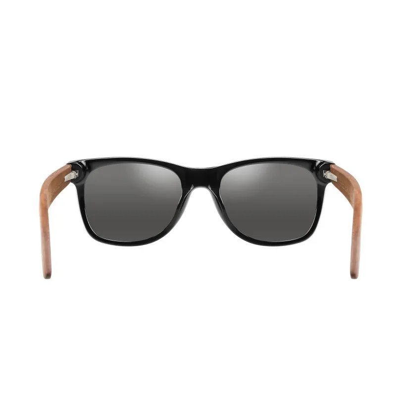 DUCO Polarized Driving Walnut Wooden Sunglasses for Men 2141