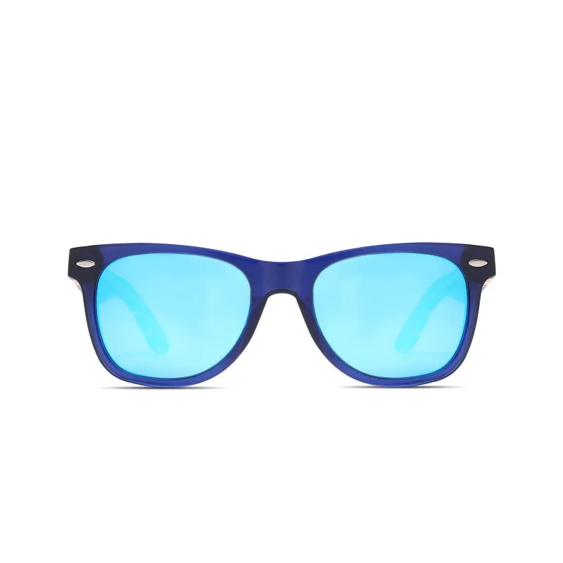 DUCO Polarized Driving Walnut Wooden Sunglasses for Men 2141