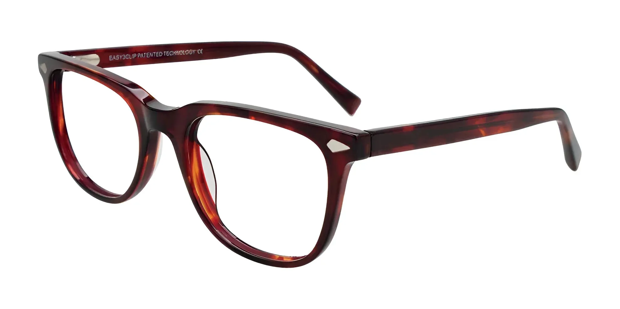Easy3Clip EC702 Eyeglasses with Clip-on Sunglasses | Size 49