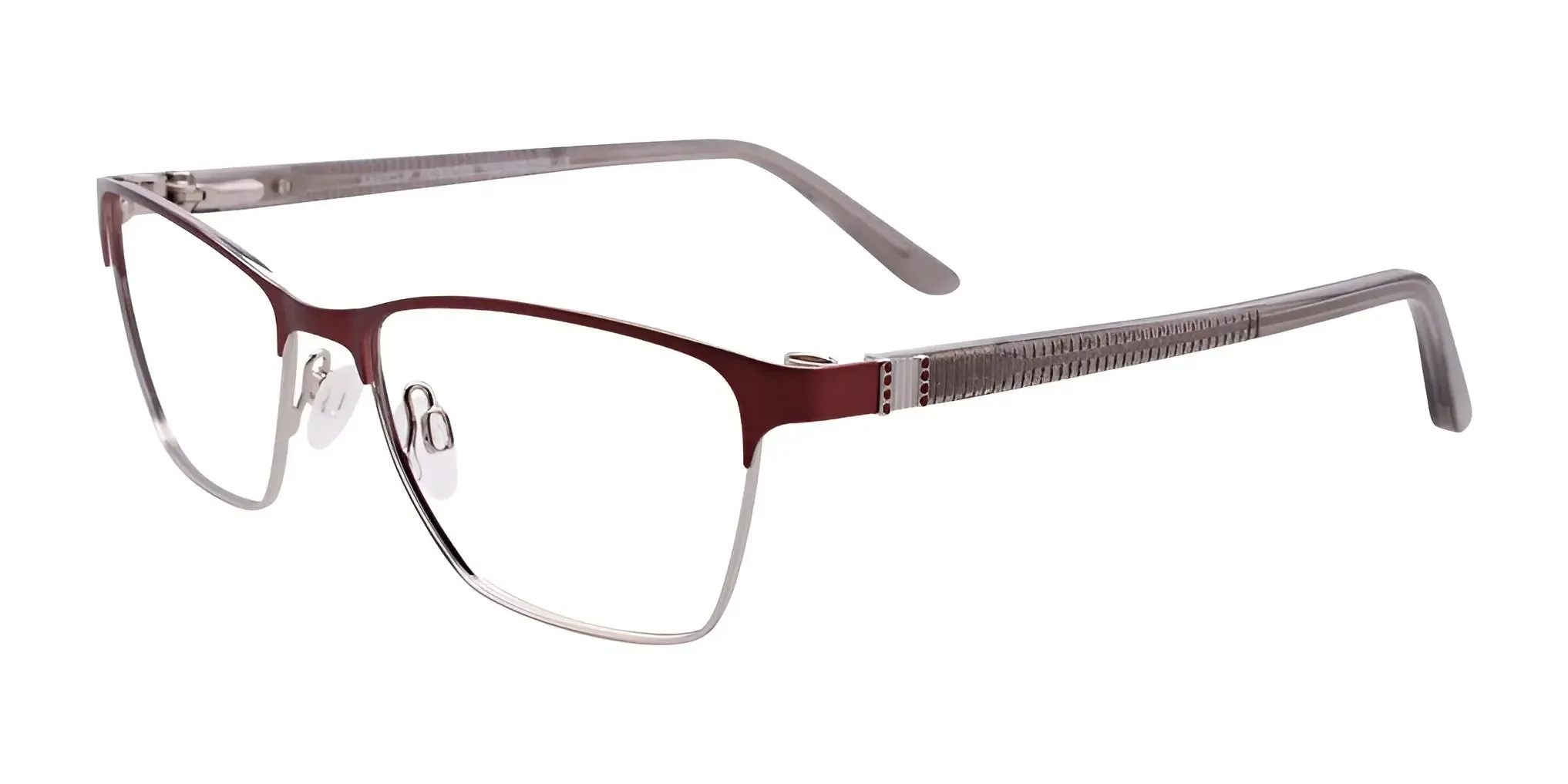 EasyClip EC455 Eyeglasses with Clip-on Sunglasses | Size 53