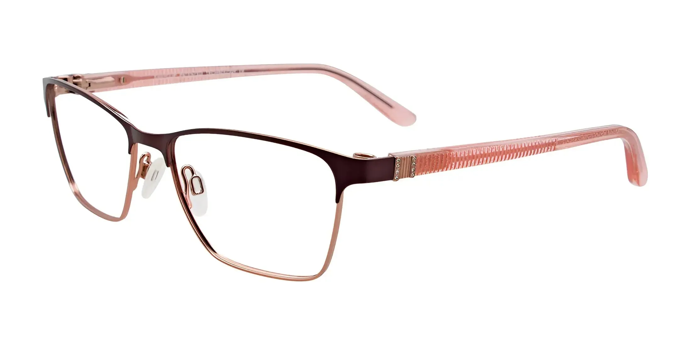 EasyClip EC455 Eyeglasses with Clip-on Sunglasses | Size 53