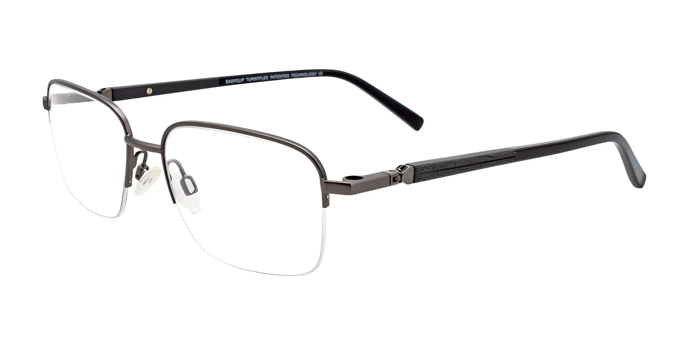 EasyClip EC468 Eyeglasses with Clip-on Sunglasses | Size 53