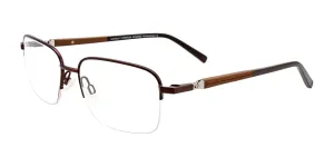 EasyClip EC468 Eyeglasses with Clip-on Sunglasses | Size 53