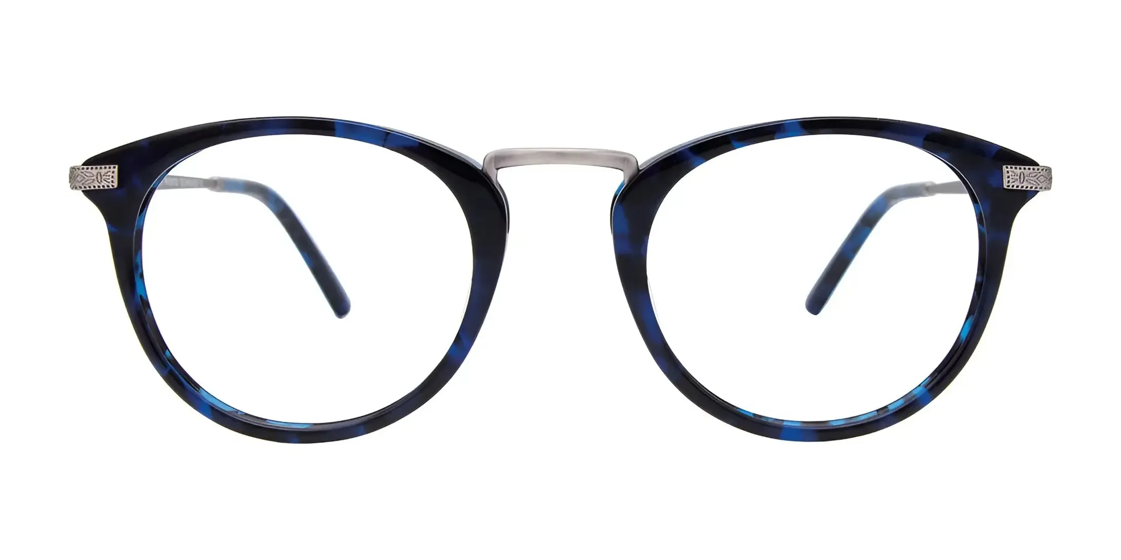 EasyClip EC485 Eyeglasses with Clip-on Sunglasses | Size 49