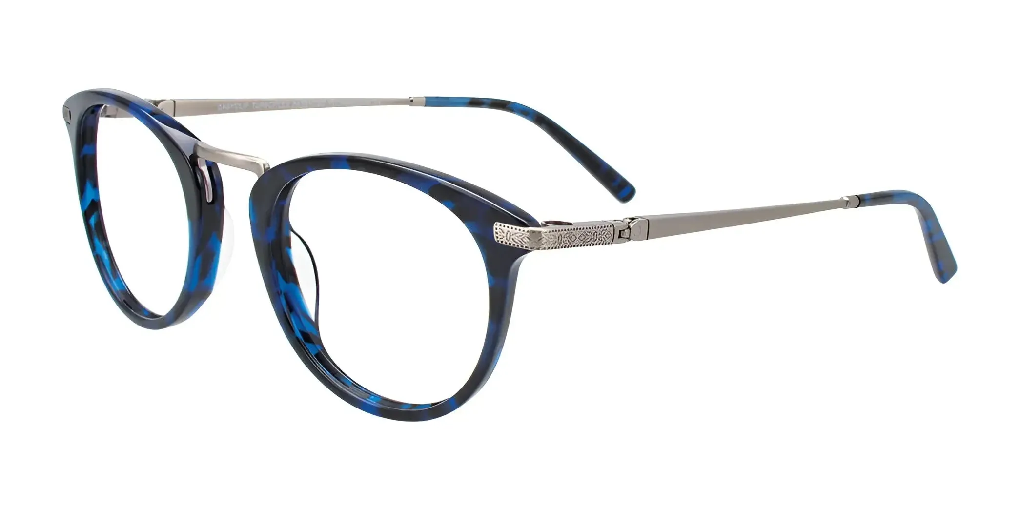 EasyClip EC485 Eyeglasses with Clip-on Sunglasses | Size 49