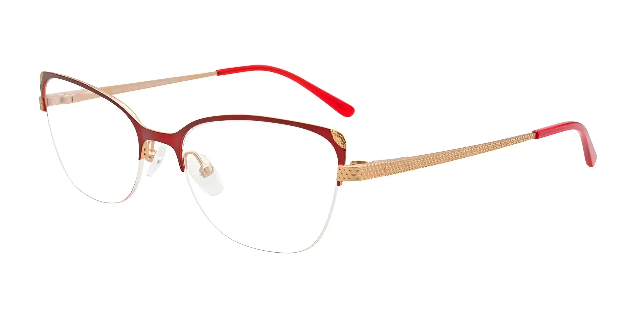 EasyClip EC539 Eyeglasses with Clip-on Sunglasses | Size 55