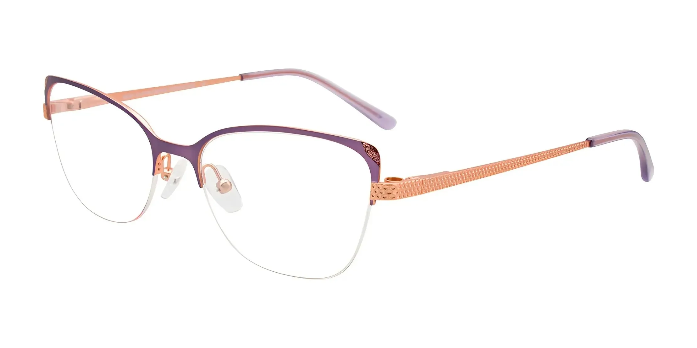 EasyClip EC539 Eyeglasses with Clip-on Sunglasses | Size 55