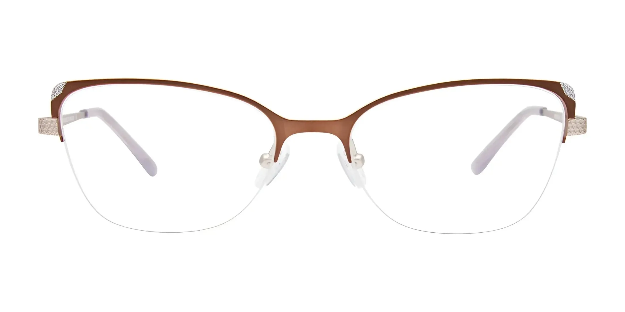 EasyClip EC539 Eyeglasses with Clip-on Sunglasses | Size 55