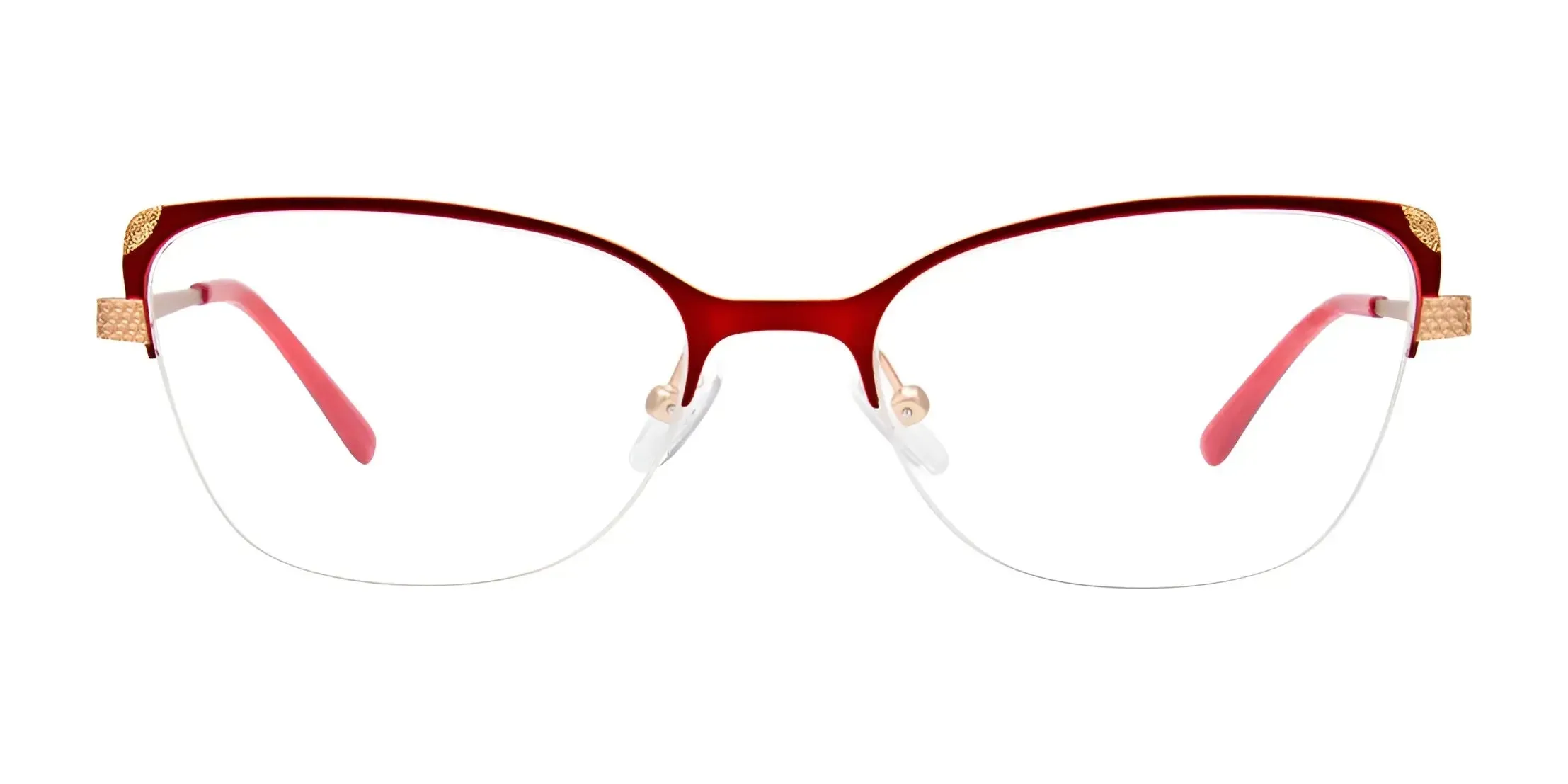 EasyClip EC539 Eyeglasses with Clip-on Sunglasses | Size 55