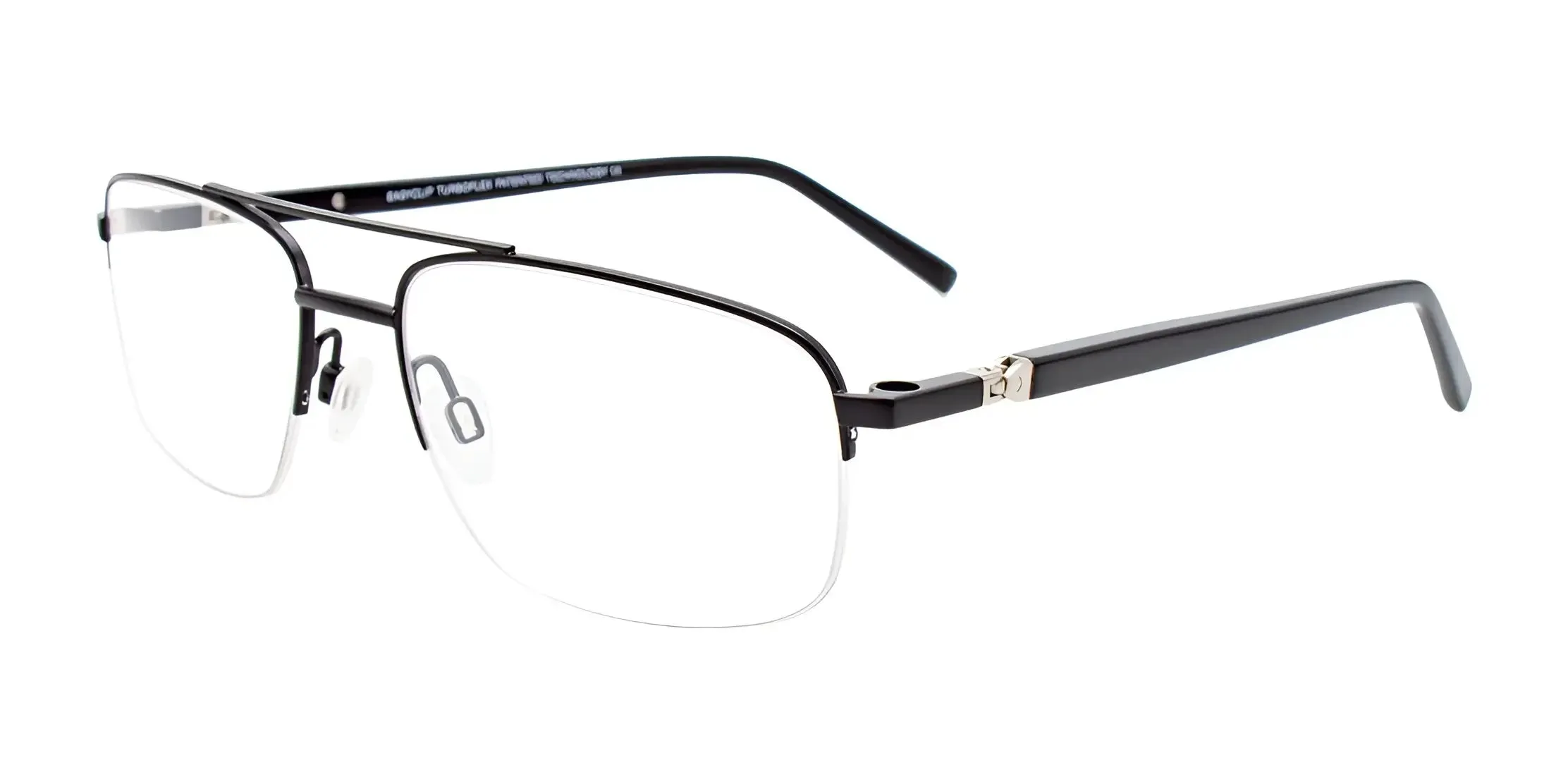 EasyClip EC565 Eyeglasses with Clip-on Sunglasses