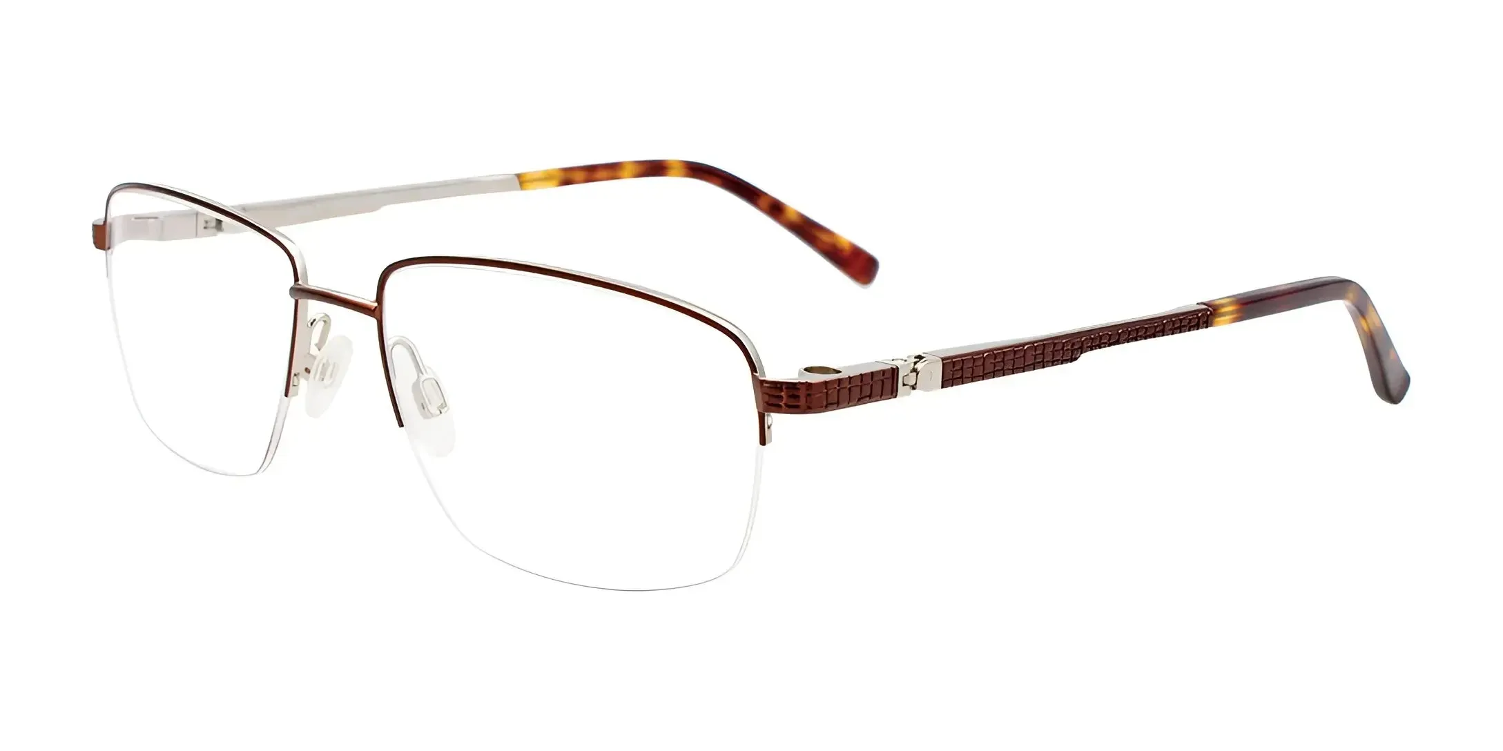 EasyClip EC567 Eyeglasses with Clip-on Sunglasses | Size 56