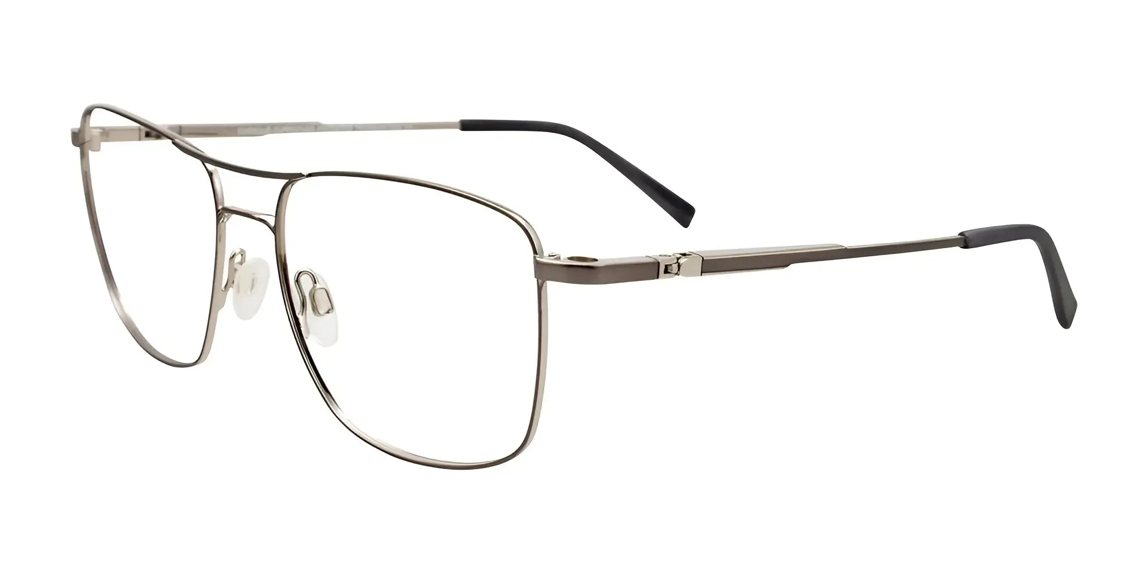 EasyClip EC579 Eyeglasses with Clip-on Sunglasses | Size 56