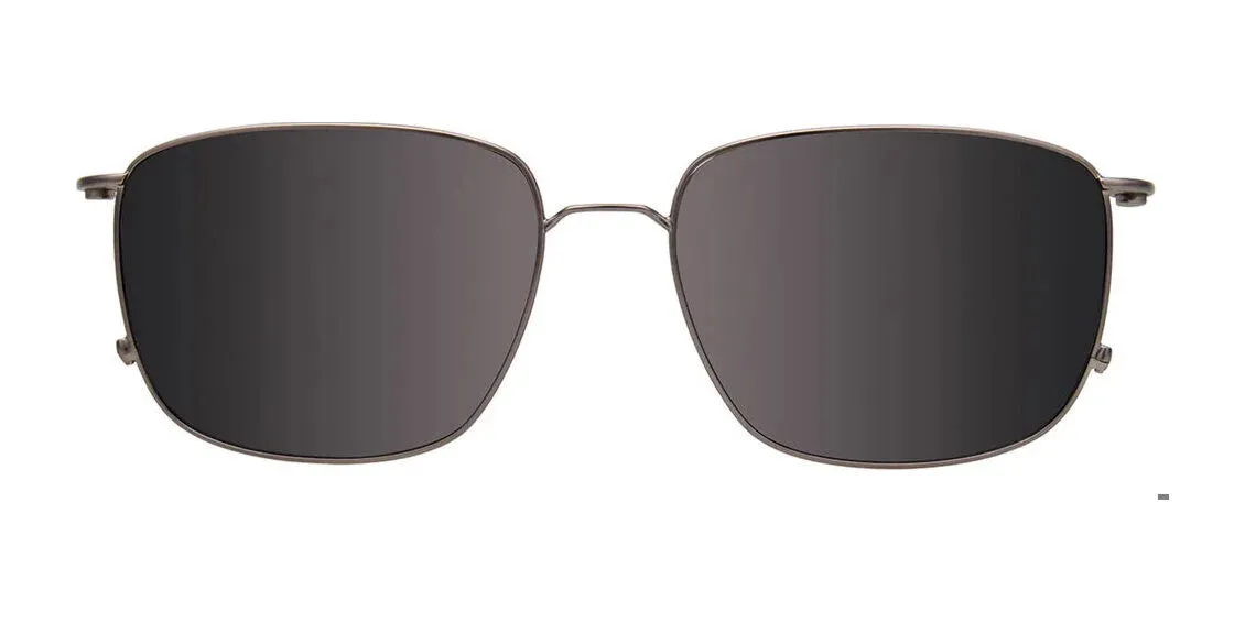 EasyClip EC579 Eyeglasses with Clip-on Sunglasses | Size 56