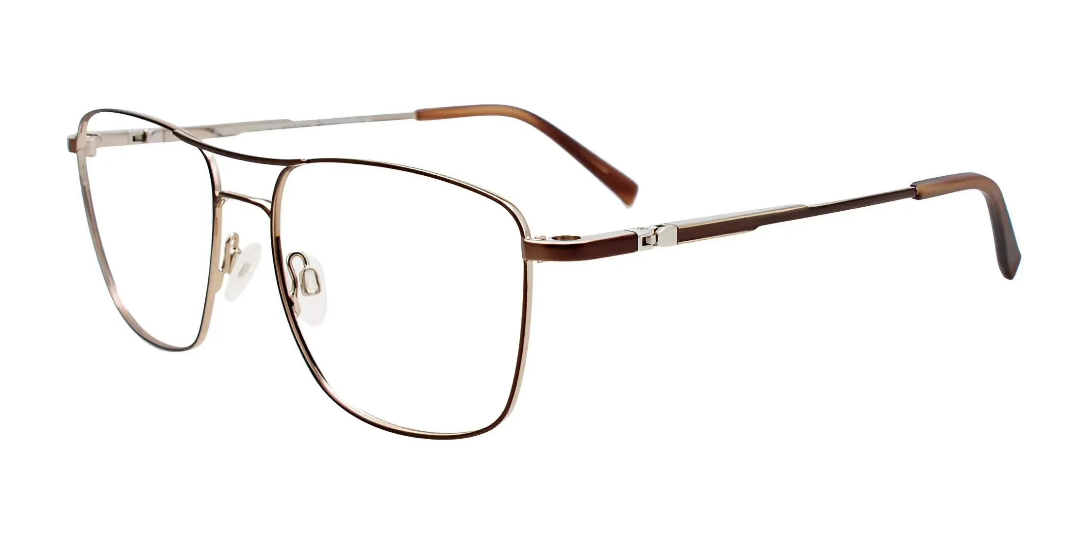 EasyClip EC579 Eyeglasses with Clip-on Sunglasses | Size 56