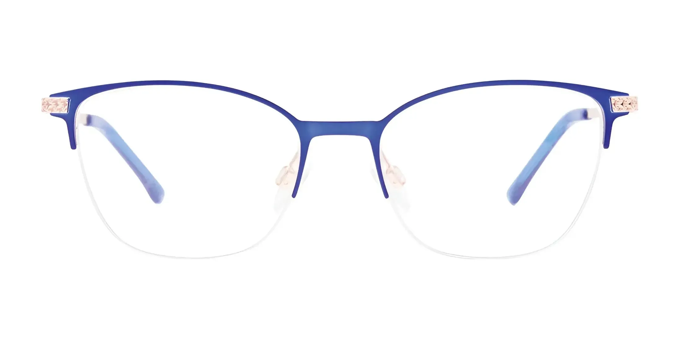 EasyClip EC605 Eyeglasses with Clip-on Sunglasses | Size 49