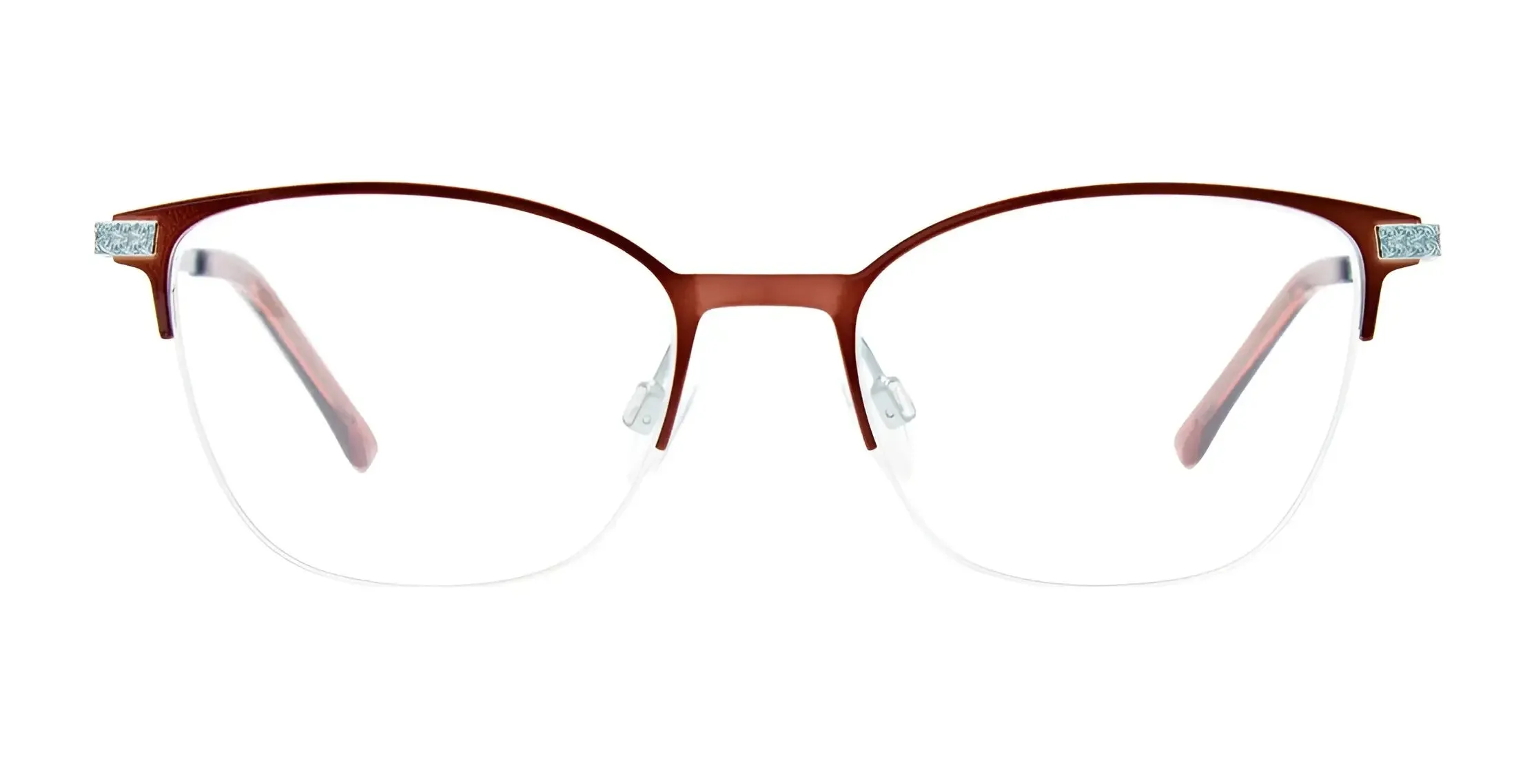 EasyClip EC605 Eyeglasses with Clip-on Sunglasses | Size 49