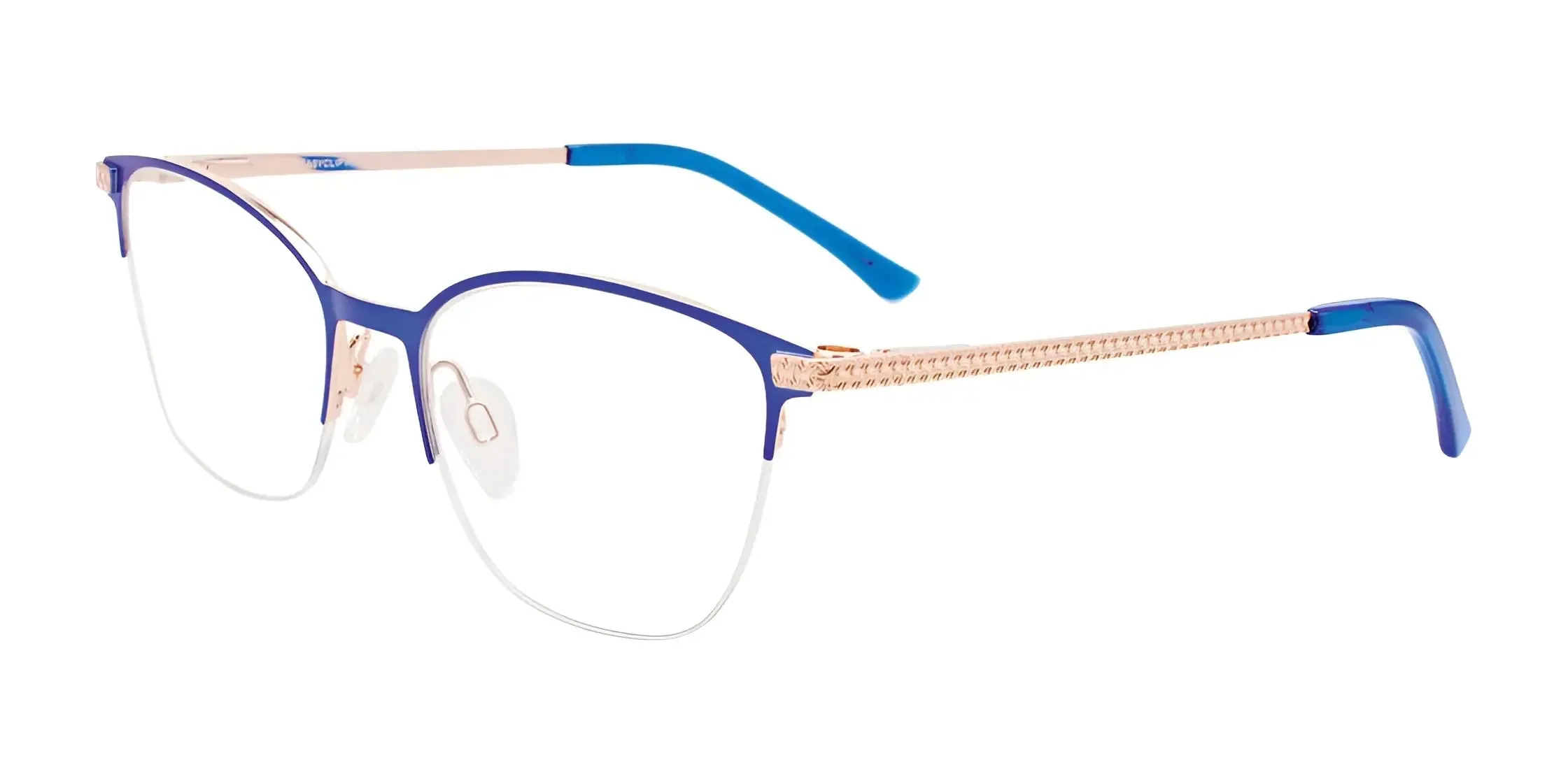 EasyClip EC605 Eyeglasses with Clip-on Sunglasses | Size 49