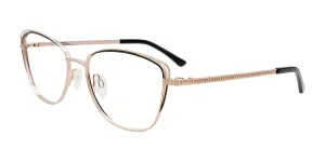 EasyClip EC619 Eyeglasses with Clip-on Sunglasses | Size 54