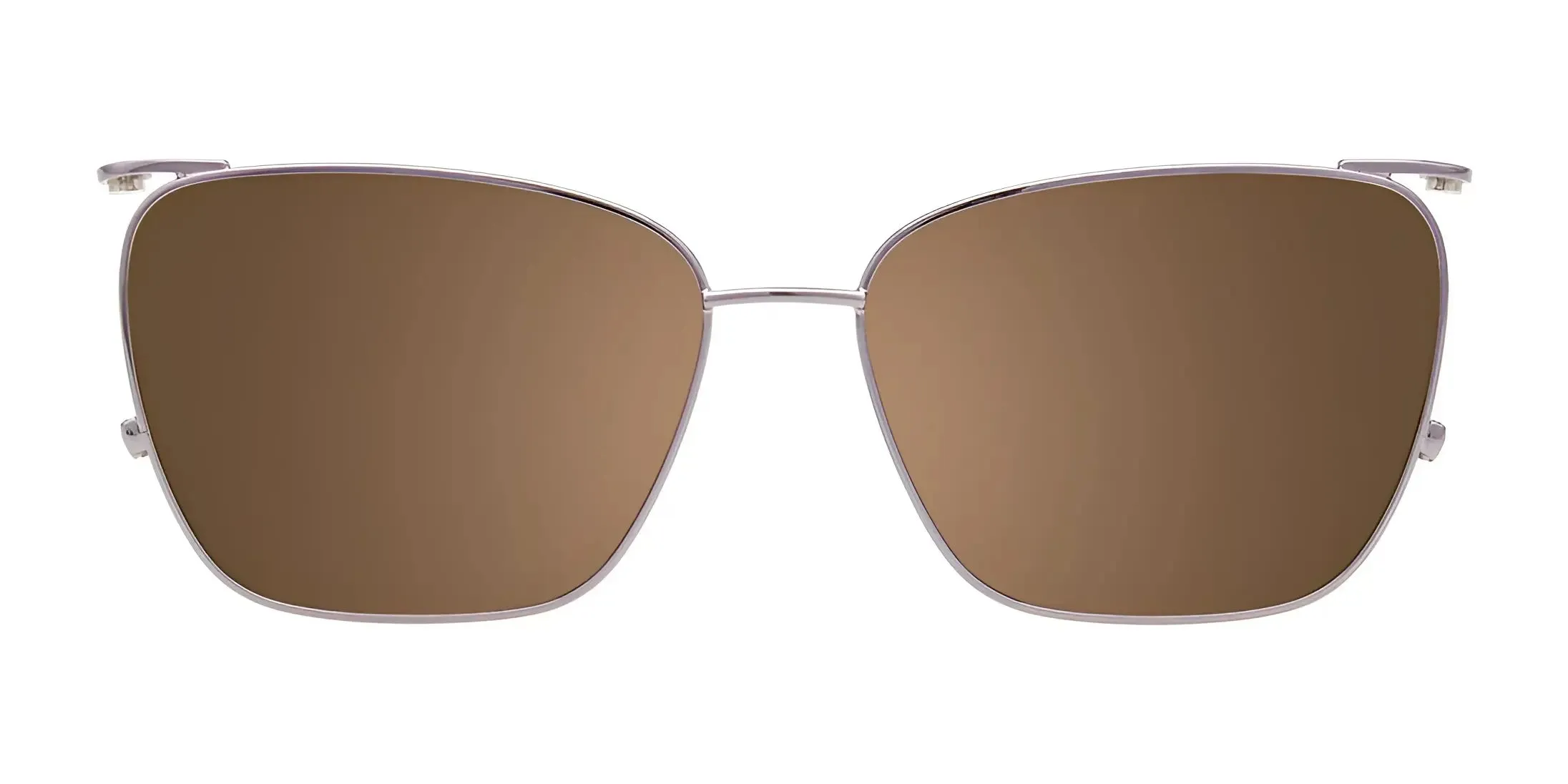 EasyClip EC680 Eyeglasses with Clip-on Sunglasses | Size 52
