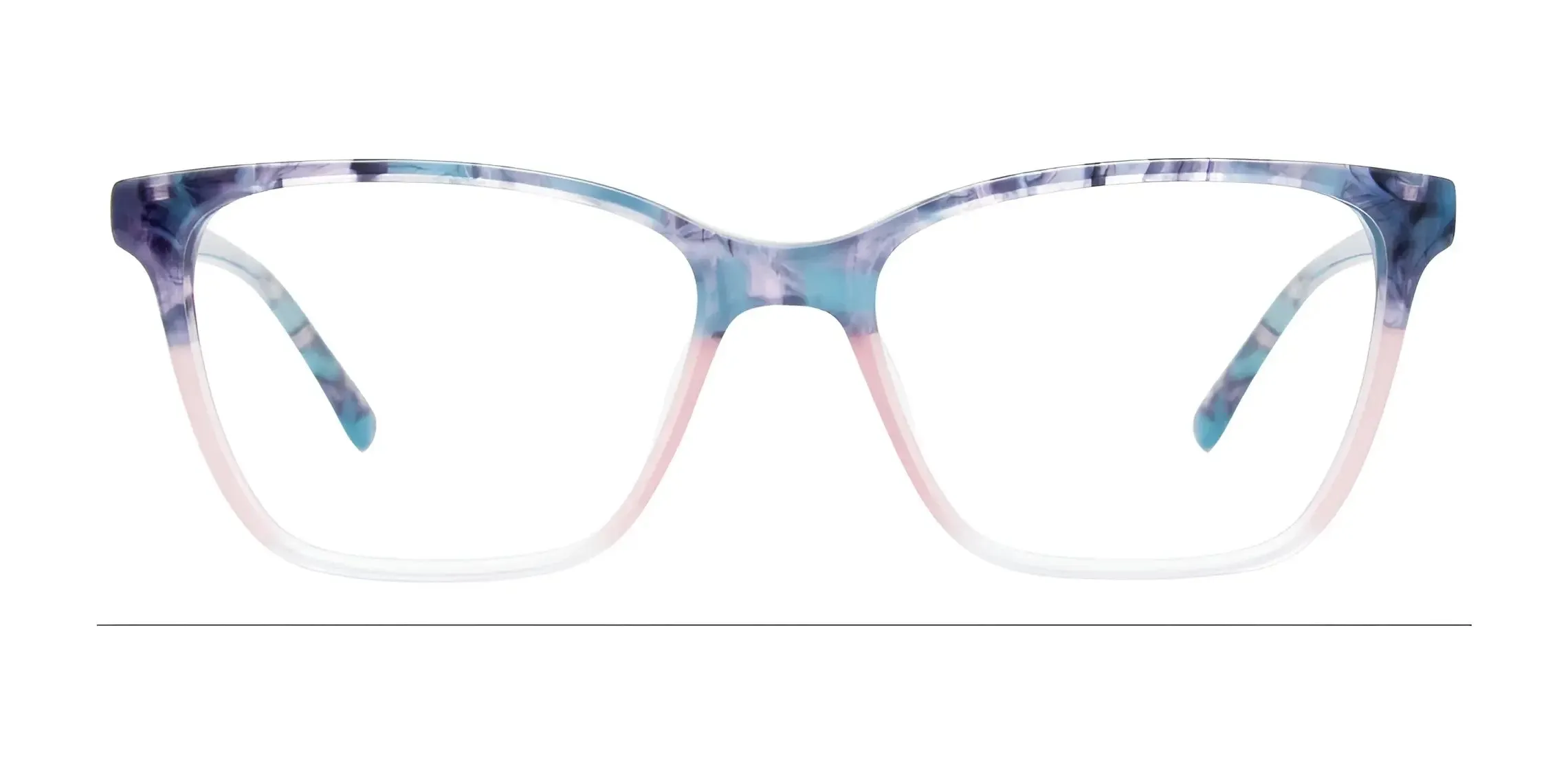 EasyClip EC680 Eyeglasses with Clip-on Sunglasses | Size 52