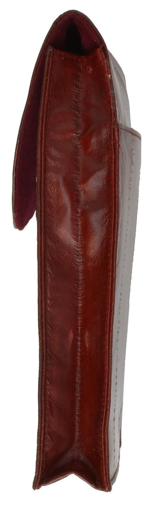 Eel Skin Leather Eyeglasses Case Reading Glasses Holder Light Weight