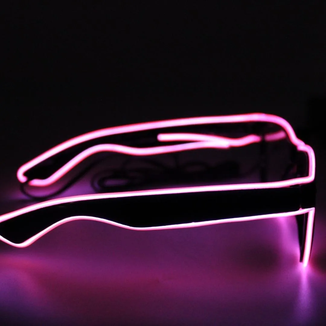 El Wire Pink Square Sunglasses (Each)