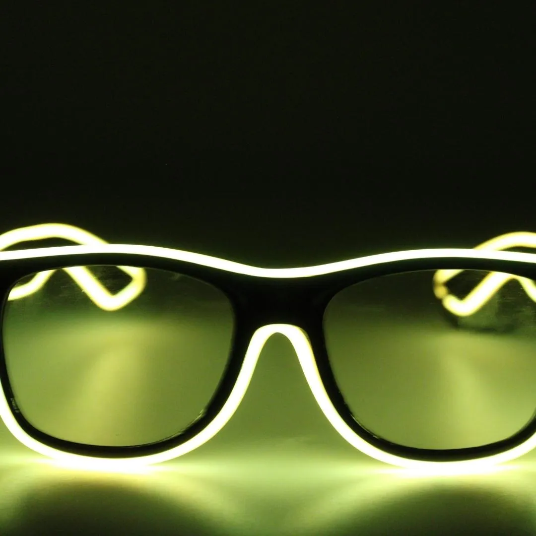 El Wire Yellow Square Sunglasses (Each)