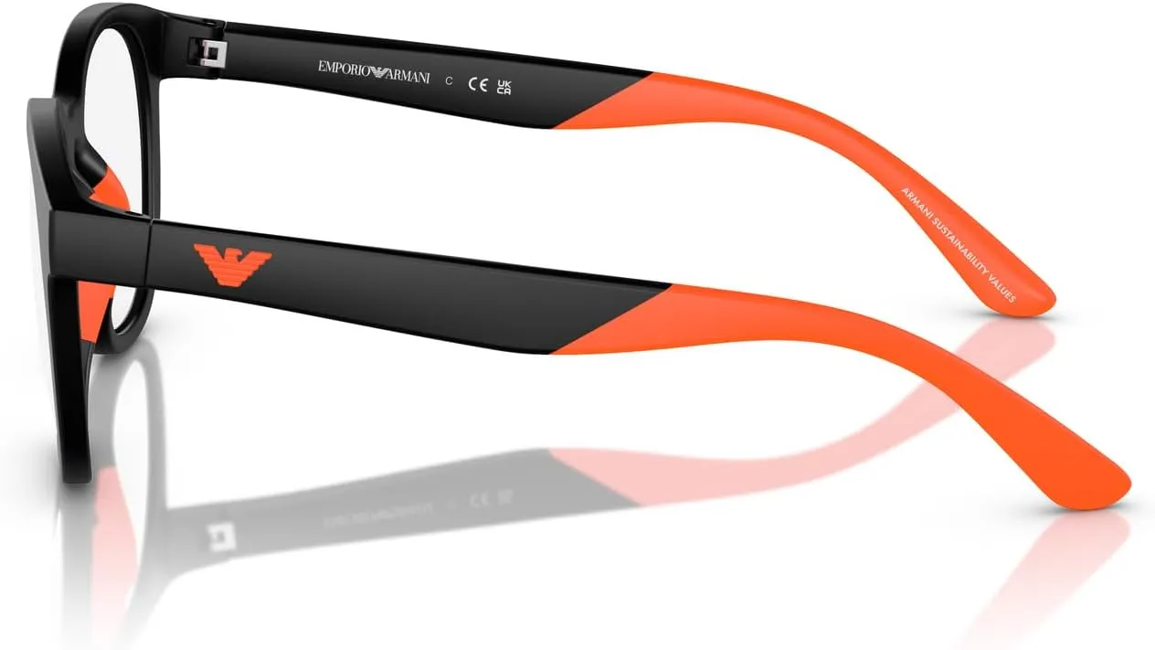 Emporio Armani Ek4001 Prescription Eyewear Frames with Interchangeable Sun Clip-ons Round