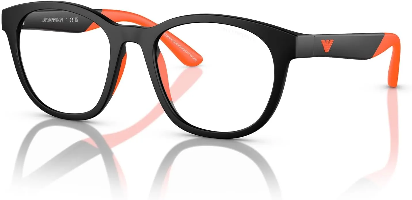 Emporio Armani Ek4001 Prescription Eyewear Frames with Interchangeable Sun Clip-ons Round