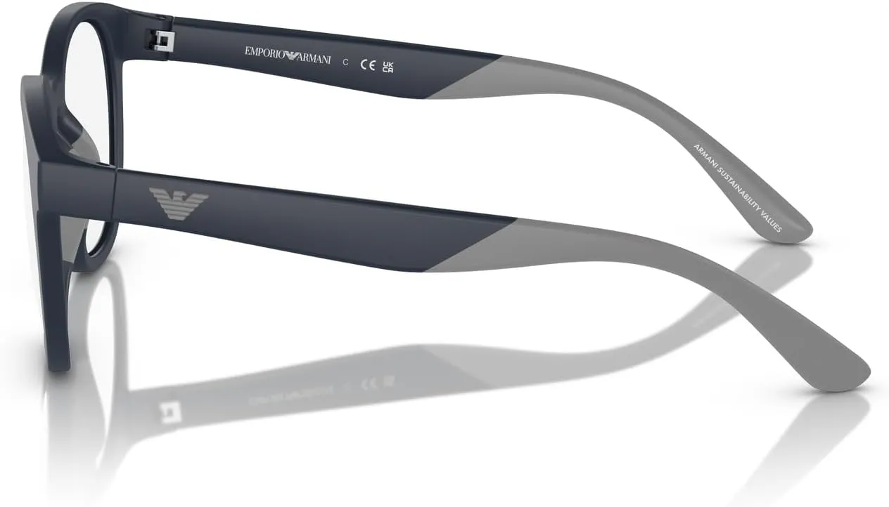 Emporio Armani Ek4001 Prescription Eyewear Frames with Interchangeable Sun Clip-ons Round
