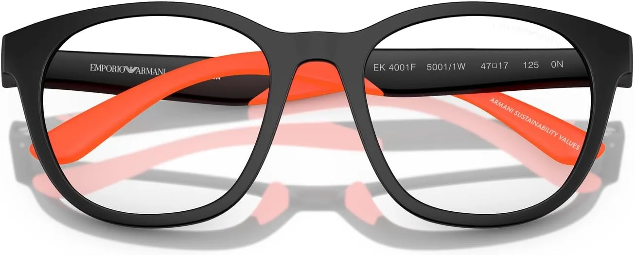 Emporio Armani Ek4001 Prescription Eyewear Frames with Interchangeable Sun Clip-ons Round